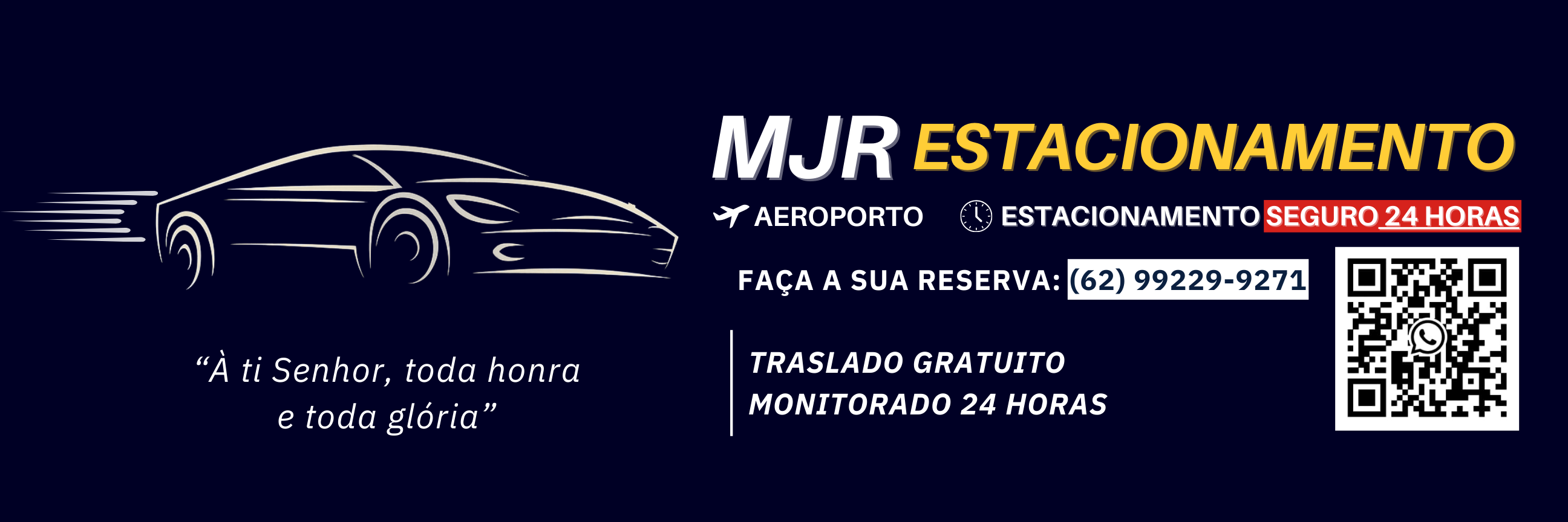 MJR Estacionamento - Estacionamento seguro 24 horas em frente ao Aeroporto Santa Genoveva em Goiânia